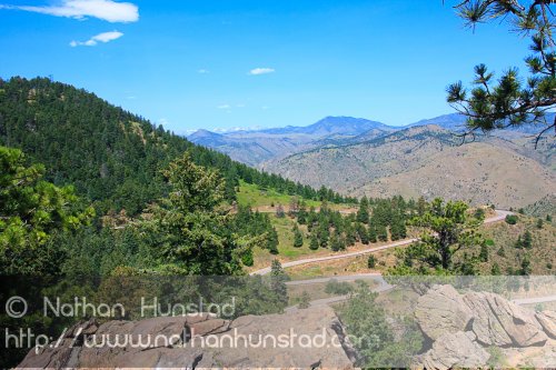 The view from Lookout Mountain near Golden, CO